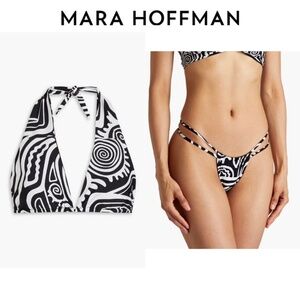 Mara Hoffman Halter Top String Bottom Bikini